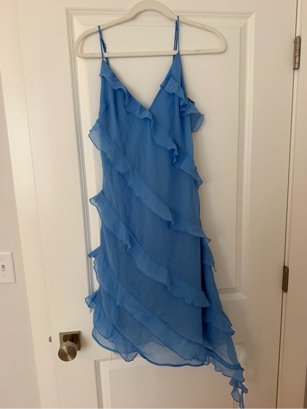 Abercrombie & Fitch All-Over Ruffle Mini Dress